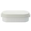 Miyoshi Seisakusho GEL-COOL Lunch Box with Integrated Ice Pack, Dome L, Milk White, 0101-0172