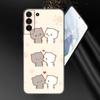 Funny Cartoon Cat Phone Case For Samsung Galaxy S22 Pro S21 S20 Ultra FE S10 Lite 5G S10E S9 S8 Plus Soft TPU Black Cover