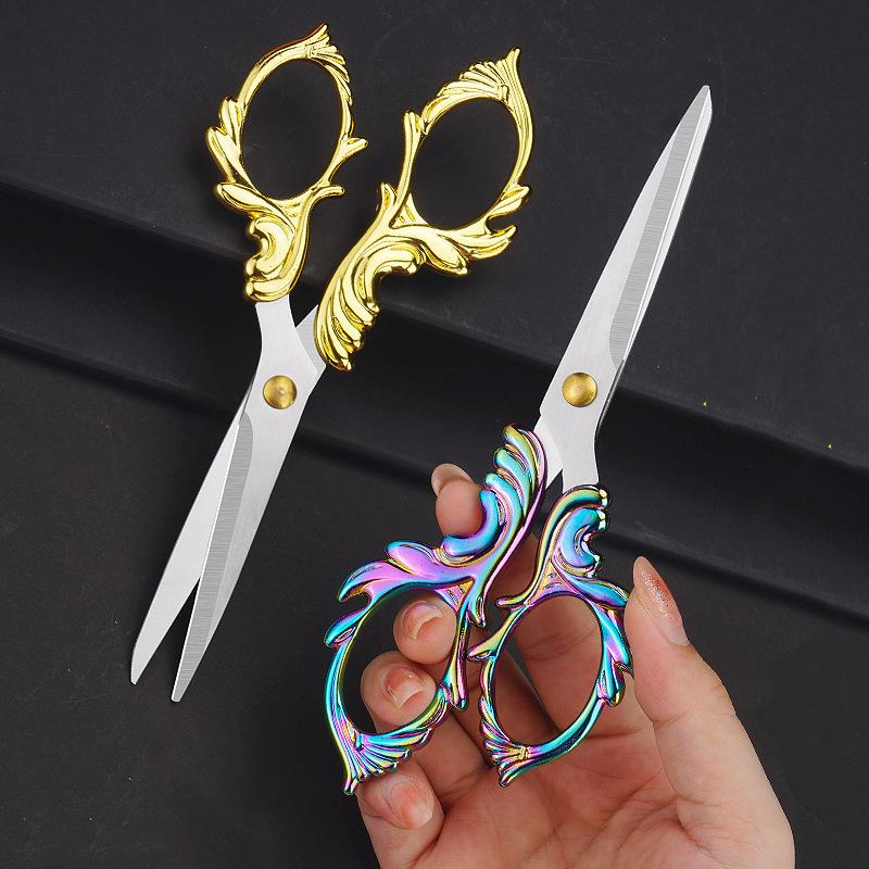 Professional Tailor Scissors Vintage Sewing Scissors Stainless Steel Tailor Shears For Fabric Clothes Needlework Cutter DIY Tool