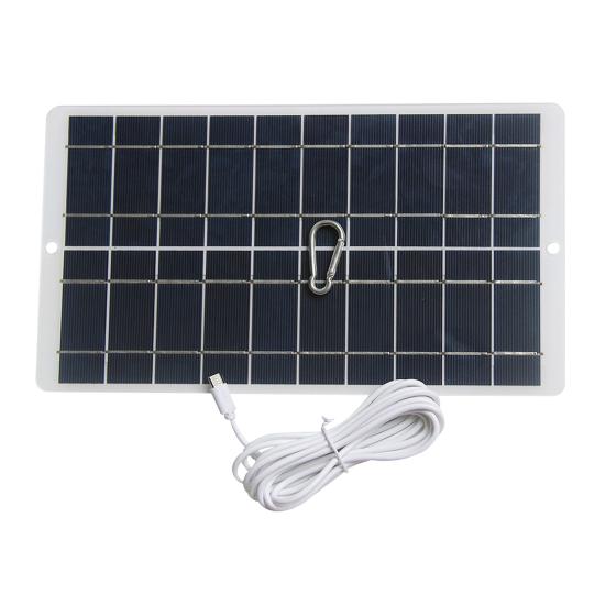 Solar Panel 10W Charging Panel IP65 Waterproof Overcharge Protection Camera