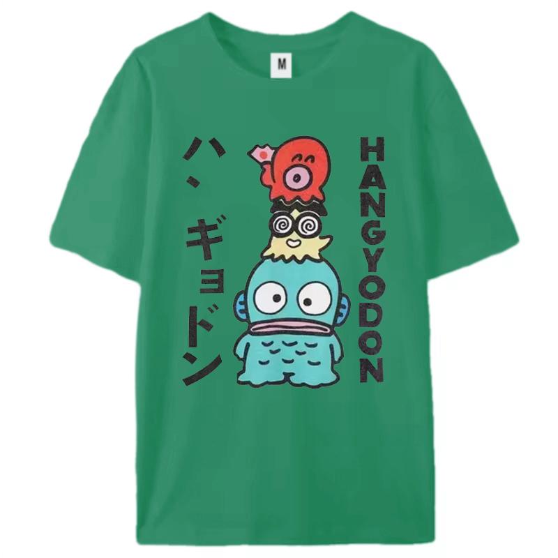 Hangyodon Japanese for Men Women T Shirt Vintage Tee Shirt Short Sleeve O Neck T-Shirts Summer Clothes Y2k Top Women Clothing
