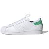 Originals Superstar Series Retro Versatile Low-Top Sneakers Unisex Sneakers White Green FW2850
