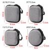 1Pcs For Airpod Zipper Earphone Case Mini Pouch Carrying Bag Durable EVA Storage Bag