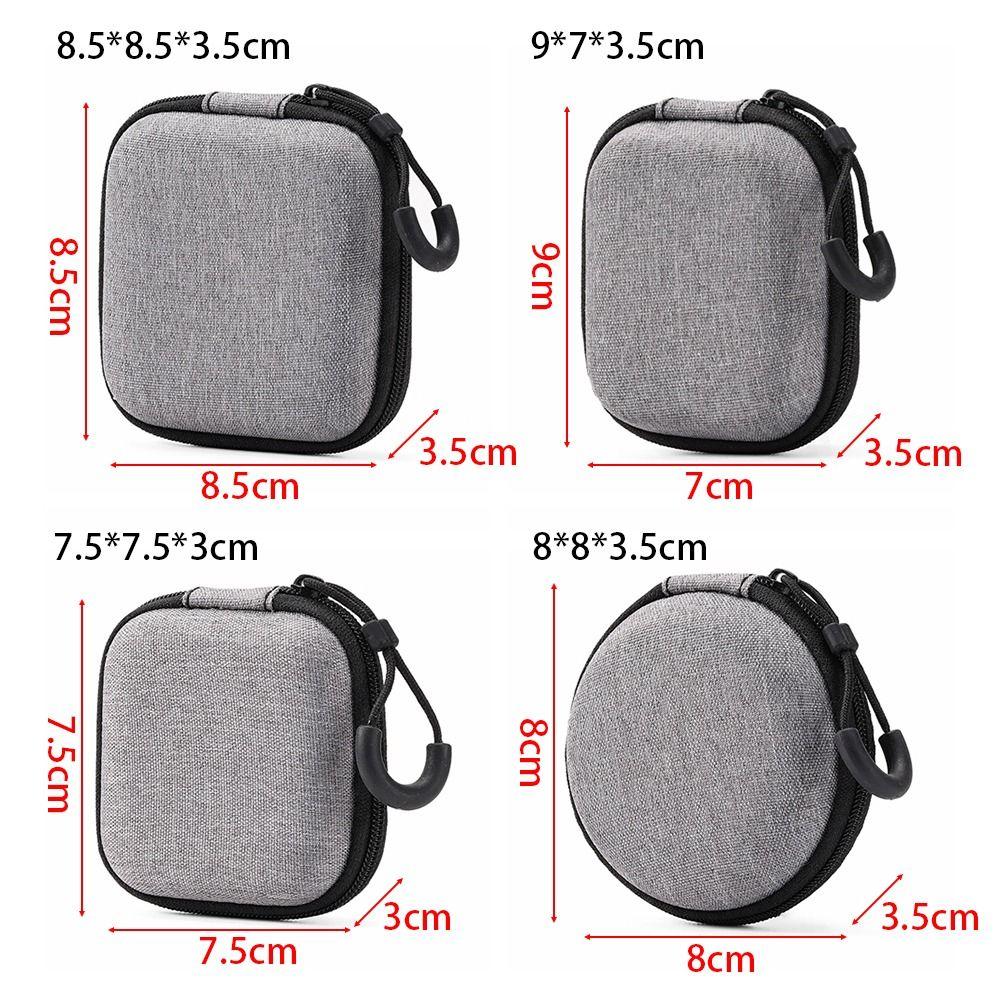 1Pcs For Airpod Zipper Earphone Case Mini Pouch Carrying Bag Durable EVA Storage Bag