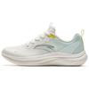 Ling Yun Versatile Non-Slip Wear-Resistant Breathable Low-Top Running Shoes Women Sneaker White Green 922335550-3