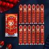 12Pcs/Set Chinese Style Draw Lots Red Envelope Lucky Draw Red Pockets  Spring Festival Gift