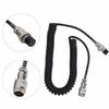 8-pin Coiled Microphone Cable, 8-Core, Convenient 8-Pin Coiled Extension Microphone Cord, Male To Female Cable