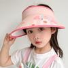 Children's Hat Girl Cartoon Big Hat Brim Sun Protection Hat Little Girl Outdoor Summer Sky Top Sun Hat