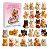 Christmas Advent Calendar Corgi Design 24-Day Countdown Decoration Kid Surprise Advent Calendar Holiday Decor