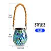 Solar Light Outdoors Lantern Solar Charging Colorful Decorating Solar Mosaic Lantern Lamp Solars Garden Light Garden Decoration