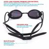 Swimming Goggles Men Women High Definition Waterproof Anti-fog Electroplated Lens Glasses Competition Eyewear