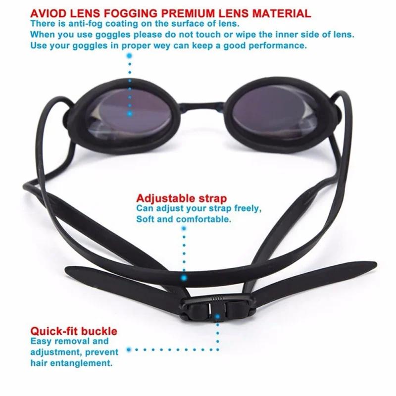 Swimming Goggles Men Women High Definition Waterproof Anti-fog Electroplated Lens Glasses Competition Eyewear
