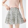 Small Fresh Floral High-waisted A-shaped Skirt, Women's Summer French Sweet Skirt
