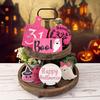 Halloween Tiered Tray Decor Set Happy Halloween Wooden Signs Cute