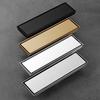 Bathroom Shower Floor Drain Invisible Tile Brushed Gold Black Light 304 Stainless Steel Long Linear Drainage Side Floor Drains