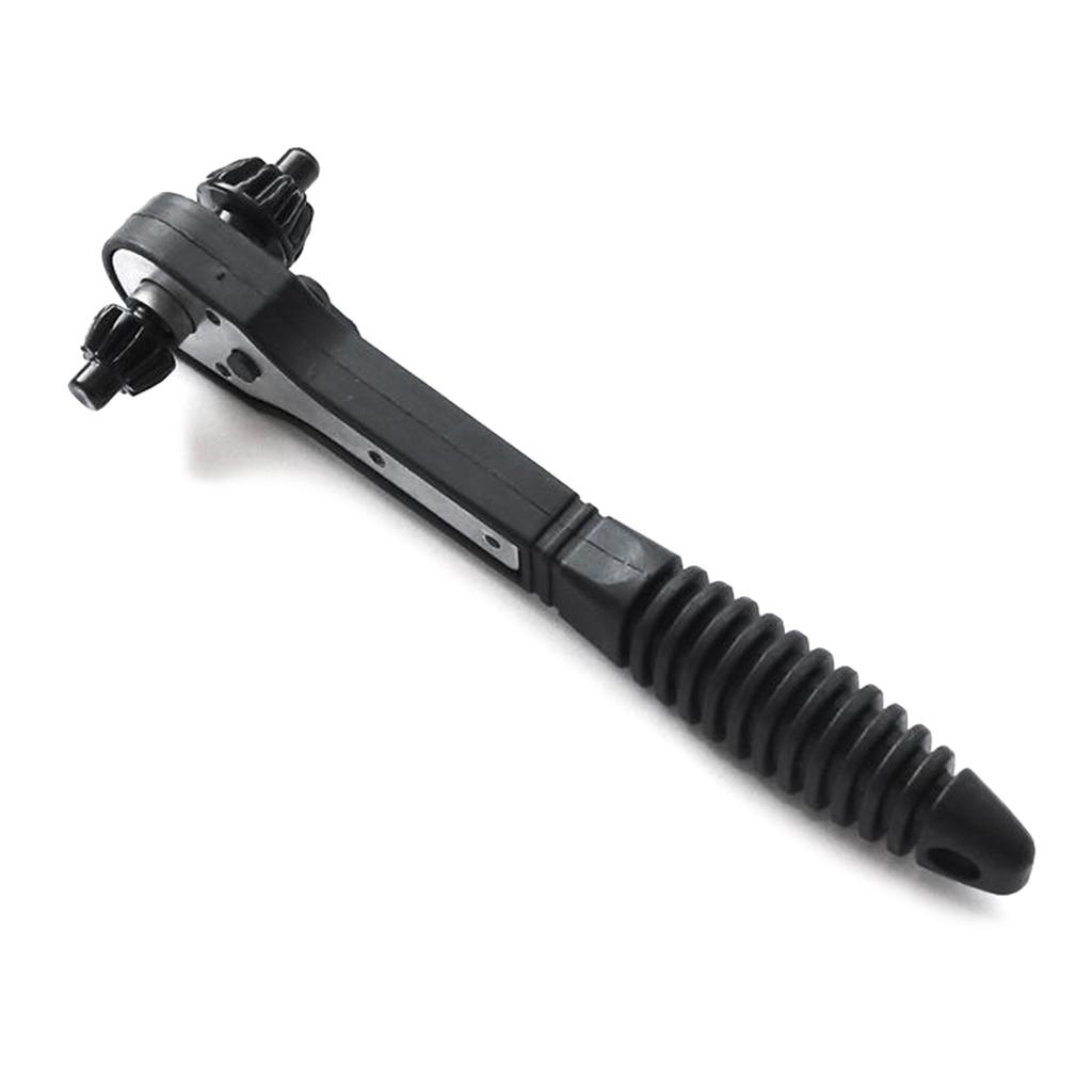 Drill Chuck Key 2 In 1 Ratchet Spanner Drill Chuck Key Wrench Electric Drill Clamping Tool Dual-use Ratchet Spanner