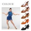 Mid  Heel  Latin Dance Shoes Dance Party Performance Competition Tango Waltz Salsa Indoor Anti Slip Dance Heel Height 5CM