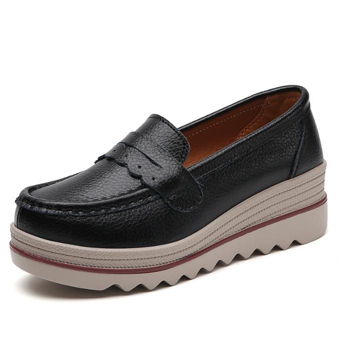 Woman's Casual Shoes Female Flat Shoes Loafers Slip On Ladies Moccasins Breathable Women Platform Sneakers Zapatos Mujer