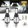 Super Bright LED Bulbs White H4 9003 HB2 High Low Beam