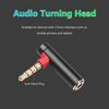 90 Degree Right Angled Adapter Converter 3.5mm Male To Female Audio Converter Adapter L-Shape Microphone Jack