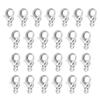 25Pcs Lobster Claw Clasps Stainless Steel Lobster Clips for DIY Bracelets Necklace Jewelry Making