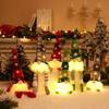 1/2/3pc Christmas Glow Dwarf Doll Christmas Faceless Dwarf Plush Elf Christmas Tree Pendant Nightlight New Year Party Decoration