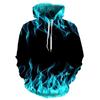 Funny 3D Flame Print Hoodies For Men Fashion Trend Harajuku Streetwear Autumn New In Sweatshirts Oversized Pullover Y2k Clothes