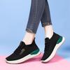 Women's Shoes Spring New Fly Woven Single Shoes Korean Style Trendy Casual Shoes Comfortable Breathable Sports Shoes Light Mesh Shoes