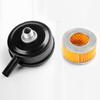 For Piston Compressors Air Compressor Muffler Set Filter Element Pump Black