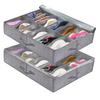 Shoes Container Dust-proof Sealed Well 3 Colors Practical Stackable Under-bed Storage Organizer Household Supplies