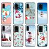 Black Tpu Case For Samsung Galaxy S20 /S20 PLUS/S20 ultra/S20+ /S20FE Back Cover Cute Christmas