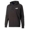 Puma Solid Color Logo Warm Hooded Long Sleeve Sweatshirt Men Sweatshirt Black 675675-01