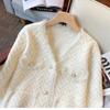 Women's Thickened Knitted Cardigan Coat Unique Design for Autumn