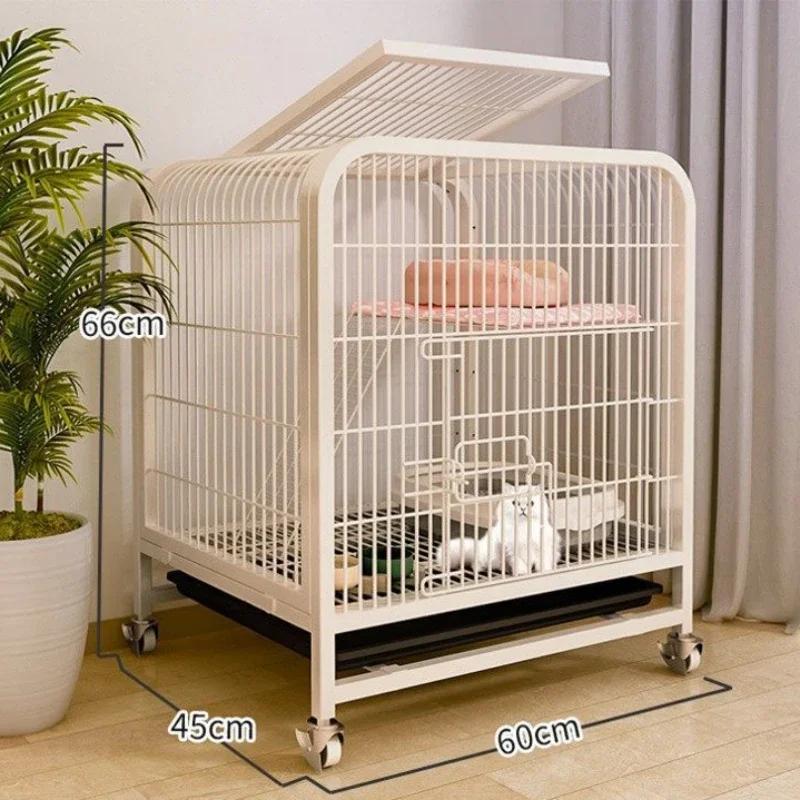 Window Openable Mesh Cat Cages Creative Pet Villa Duplex Luxury Cat Dog House Large Capacity Indoor Cat Cage for Household Use