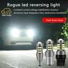 2Pcs Car LED Reversing Light with Strobe Lights for Three Times and Then Always On T15 W16W T20 7740 W21W 1156 P21W Brake Light Steering Bulb