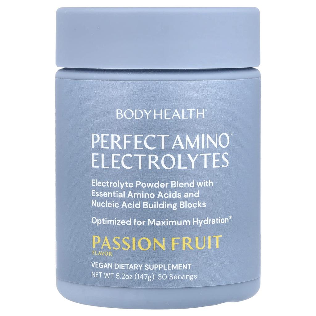 BodyHealth Perfect Amino™ Electrolytes, Passion Fruit, 5.2 Oz (147 G)