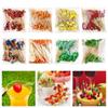 Skewer Cupcake Fruit Fork Fruit Sticks Food Fruit Cocktail Decor Handmade Toothpicks Bamboo Picks