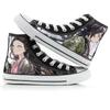 2024 Demon Slayer Print Canvas Shoes Fashion Anime Student Men Women Unisex Casual Shoe Lovers Couples Shoes