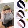Women's Fashion White Wide-Brimmed Headband with Streamer Hairpin