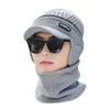 Hat Men's Winter Warm Trendy Woolen Hat Big Head Size Boys Knitted Hat Men's Winter Cold Hat Cotton Hat Dome
