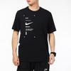 Nike Minimalist Letter Logo Print Casual Round Neck T-Shirt Men Tops Black DX5817-010