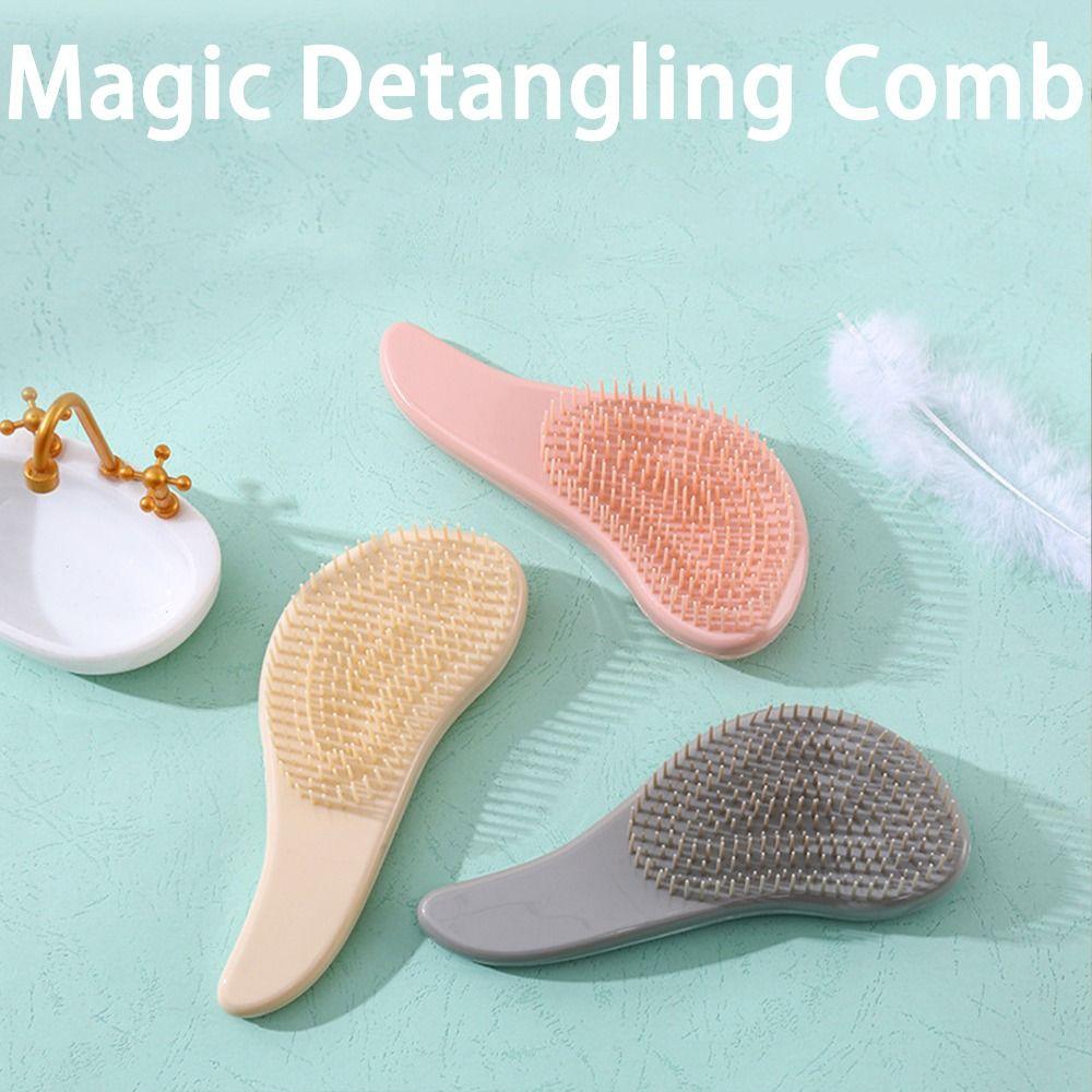 Portable Magic Detangling Comb Anti-Static Magic Handle Hair Comb Makeup Hairbrush Comb