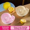 Small Snail Automatic Drain Basket Hanging Dry And Wet Separation Fruit And Vegetable Filter Basket Punch-Free Sink Drain Rack