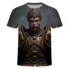 Men Oversized Smooth WuKong Series Loose T-shirt Street Wear Top Black Fairy Summer 3D Print T-shirts