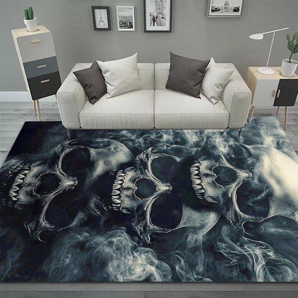 Dollar Design Vintage Rug Gothıc Bohemian Area Living Room Sofa Bedroom Rustic Decor Black Rugs Retro Carpet Home Decoration