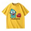 Hangyodon Harajuku Creative Pattern T-shirt Men's Casual Comfortable Summer 100% Cotton T-shirt Trend Fashion Loose T-shirt