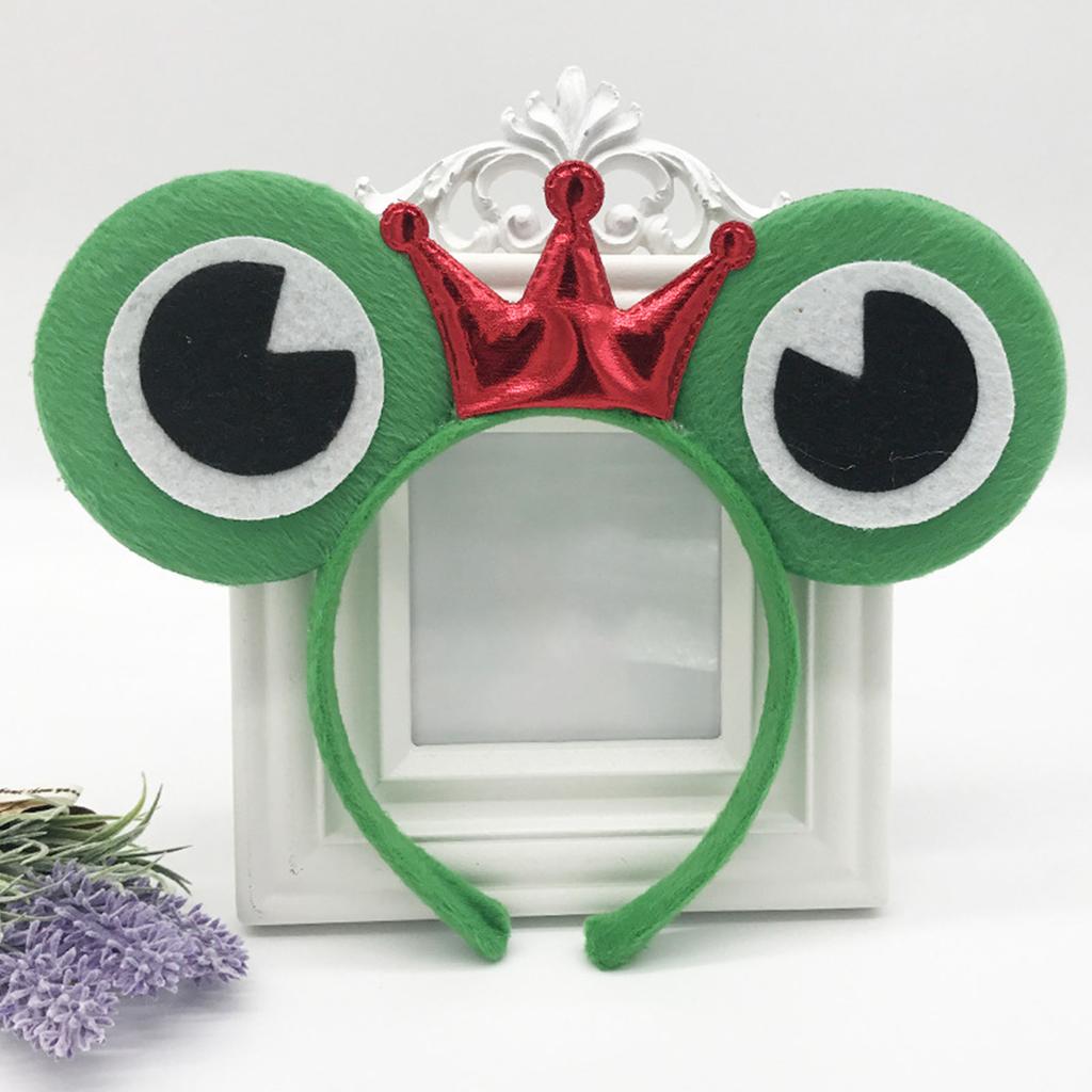 Frogs Headbands Cosplay Crown Headwear Hairbands Headwear Makeup Washing Face Hairbands Birthday Party