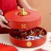 New Chinese House Warming Candy Box Wedding Fruit Plate New Year Fruit Plate Dried Fruit Plate Nut Plate