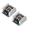 2Pcs DC To DC Buck Converter Voltage Regulator Board 6‑40V To 1.2‑35V 300W 20A Set Kit