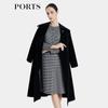 PORTS Women's 2022 Fall/Winter Wool Cashmere Blend Coat